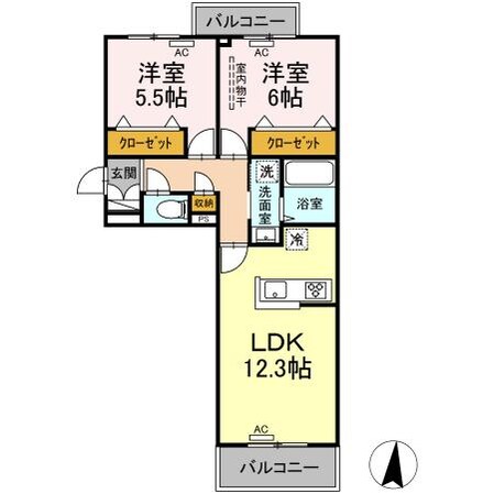 D-ROOM 読谷ヒルズの物件間取画像